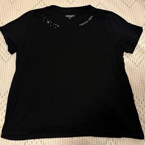 Torrid Super Soft Knit Tee with Embroidered Details